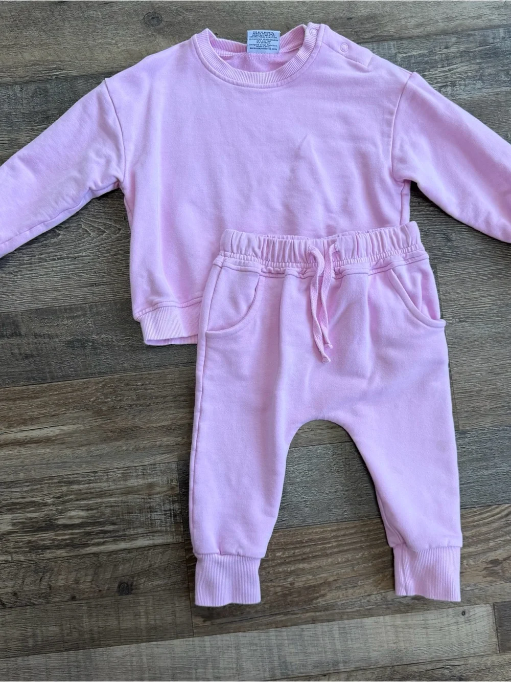 Bums & Roses Pink Jogger Set